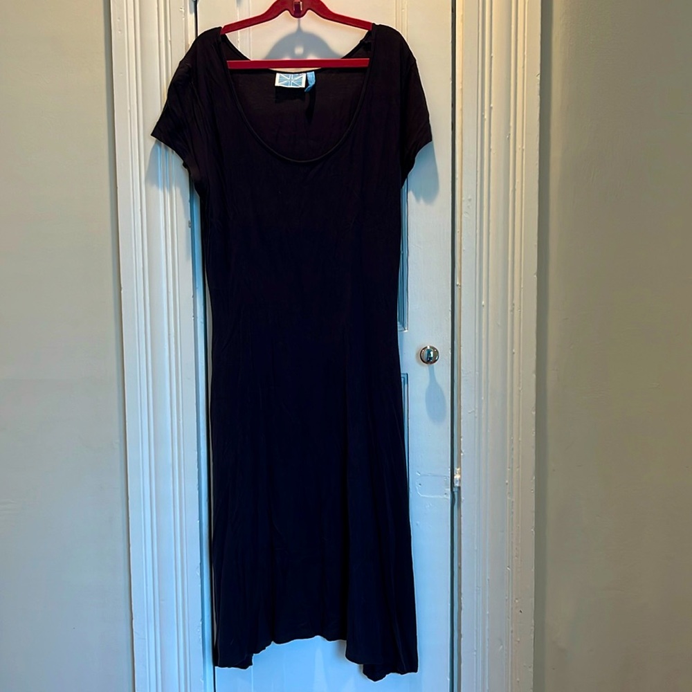Survival cotton navy blue dress